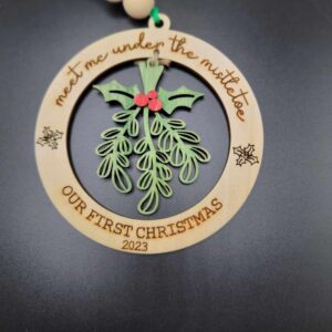 Christmas ornament Mistletoe