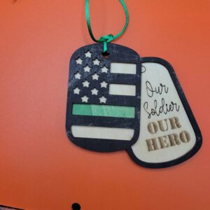 Christmas ornament dogtag1