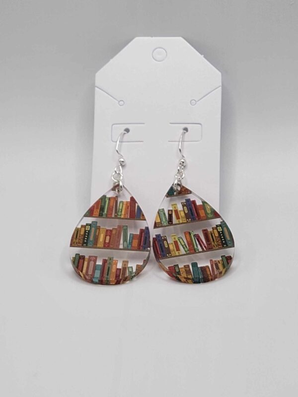 Earrings library acrylic